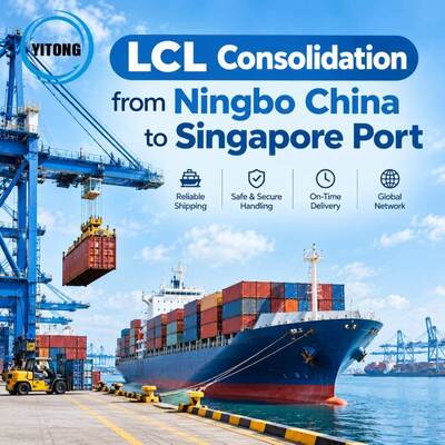 LCL Consolidation Shipping from Ningbo, China to Singapore Port, Singapore